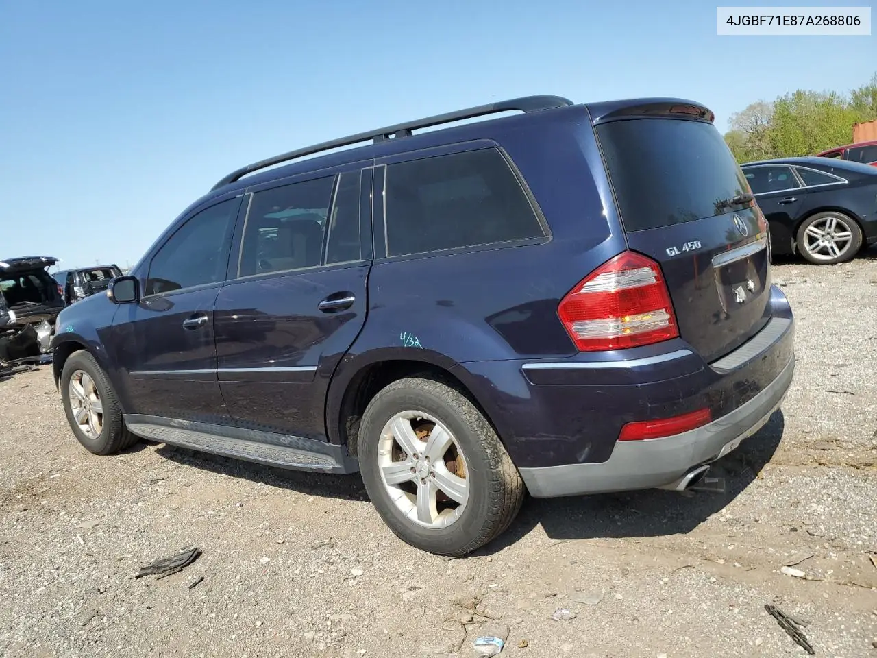 2007 Mercedes-Benz Gl 450 4Matic VIN: 4JGBF71E87A268806 Lot: 56152515