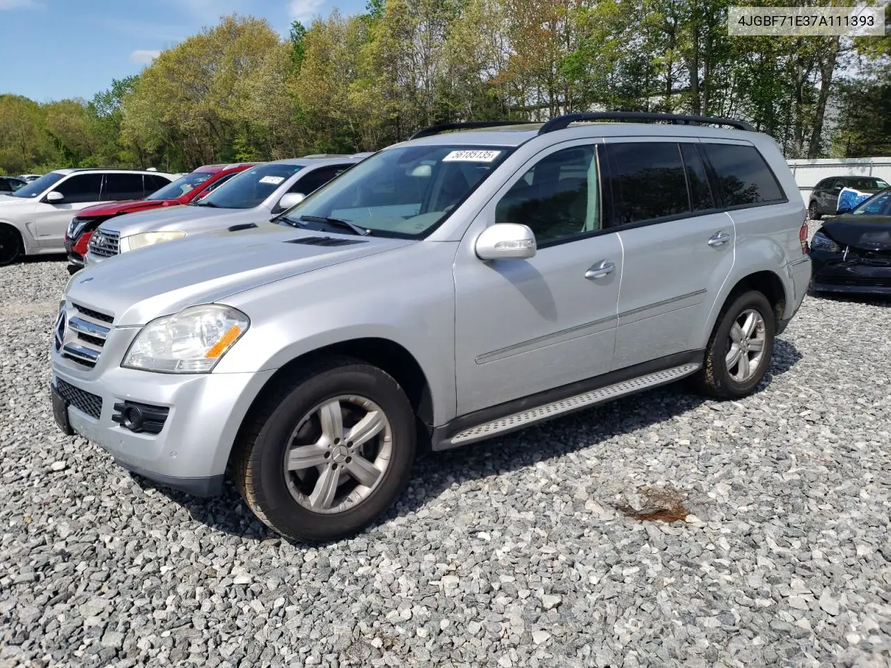 2007 Mercedes-Benz Gl 450 4Matic VIN: 4JGBF71E37A111393 Lot: 56185135