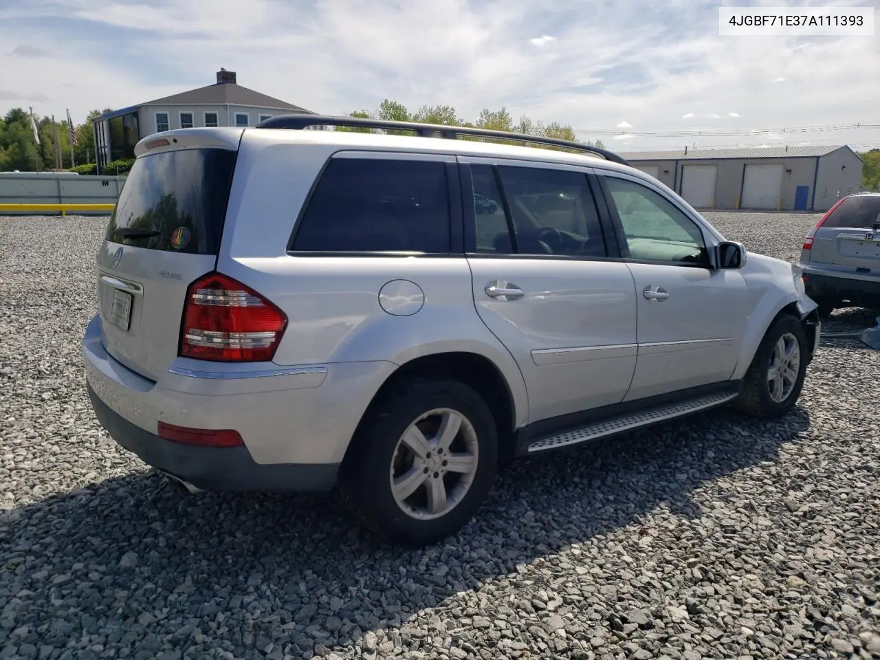2007 Mercedes-Benz Gl 450 4Matic VIN: 4JGBF71E37A111393 Lot: 56185135