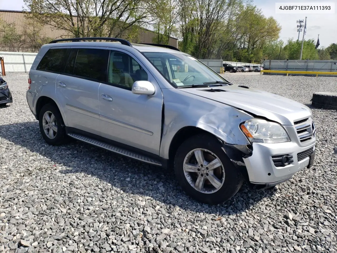 2007 Mercedes-Benz Gl 450 4Matic VIN: 4JGBF71E37A111393 Lot: 56185135