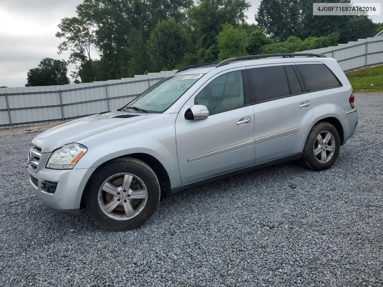 2007 Mercedes-Benz Gl 450 4Matic VIN: 4JGBF71E87A162016 Lot: 62720895