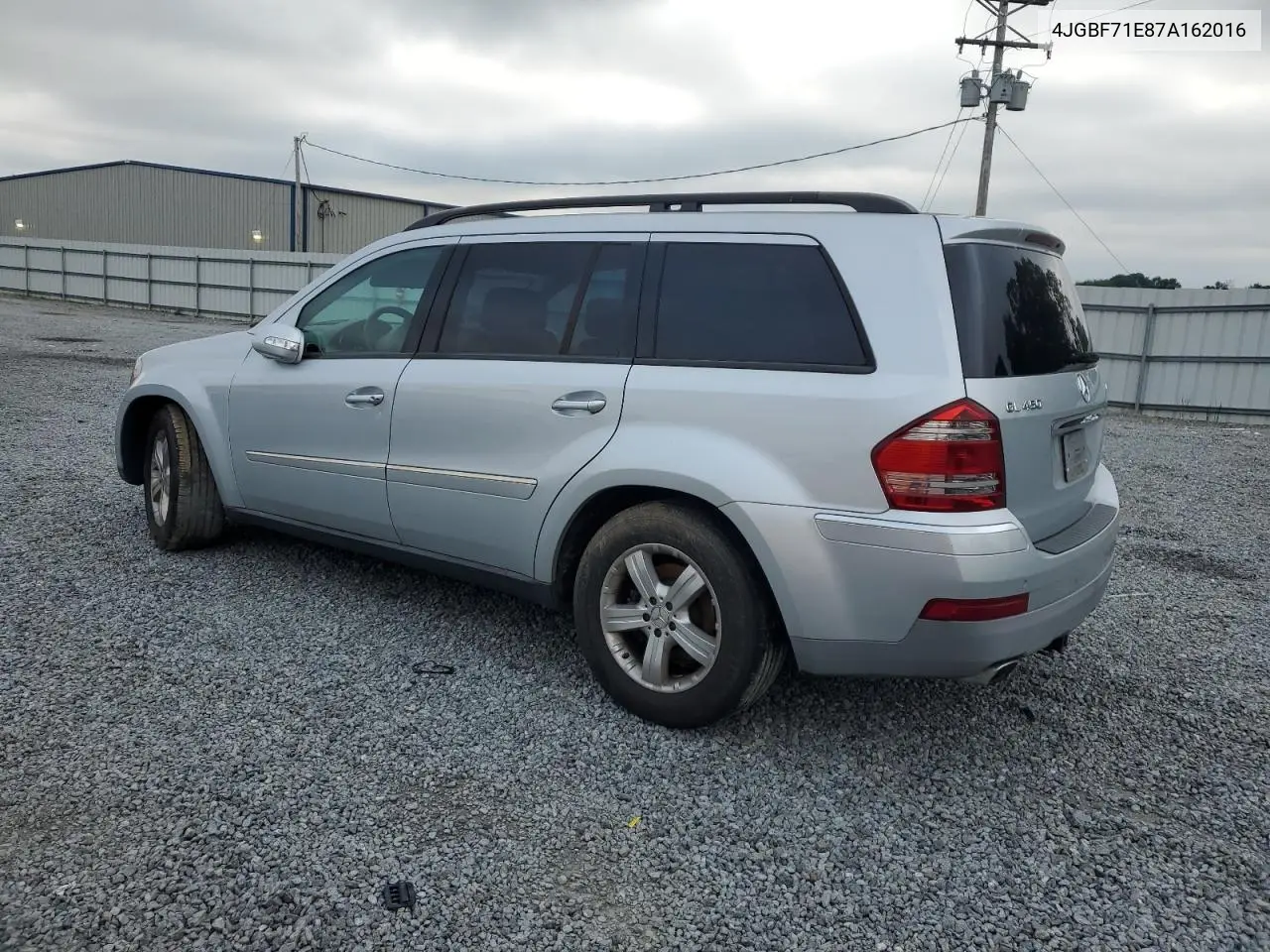 2007 Mercedes-Benz Gl 450 4Matic VIN: 4JGBF71E87A162016 Lot: 62720895