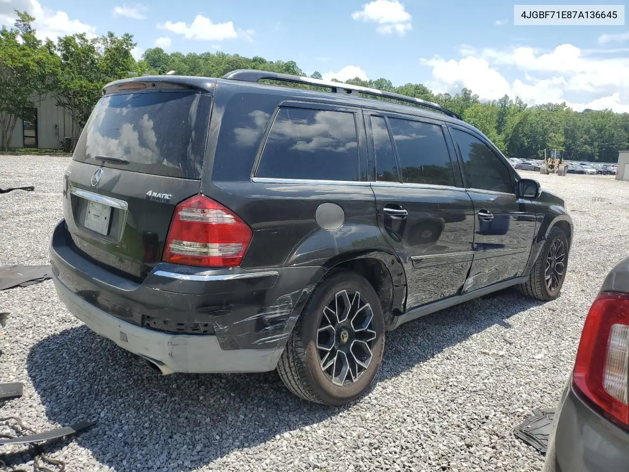 2007 Mercedes-Benz Gl 450 4Matic VIN: 4JGBF71E87A136645 Lot: 63075295