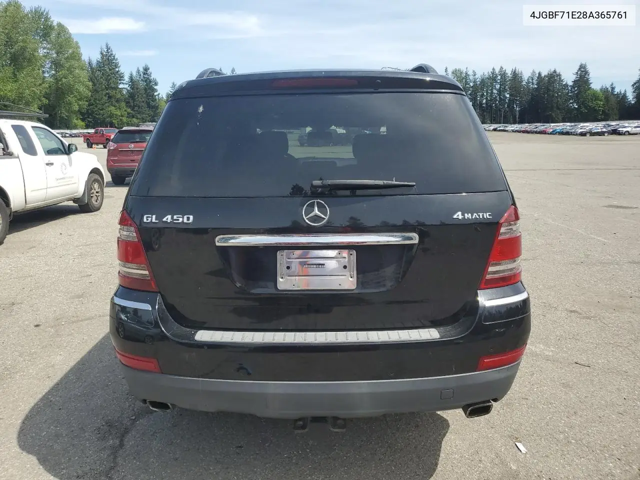2008 Mercedes-Benz Gl 450 4Matic VIN: 4JGBF71E28A365761 Lot: 55315415
