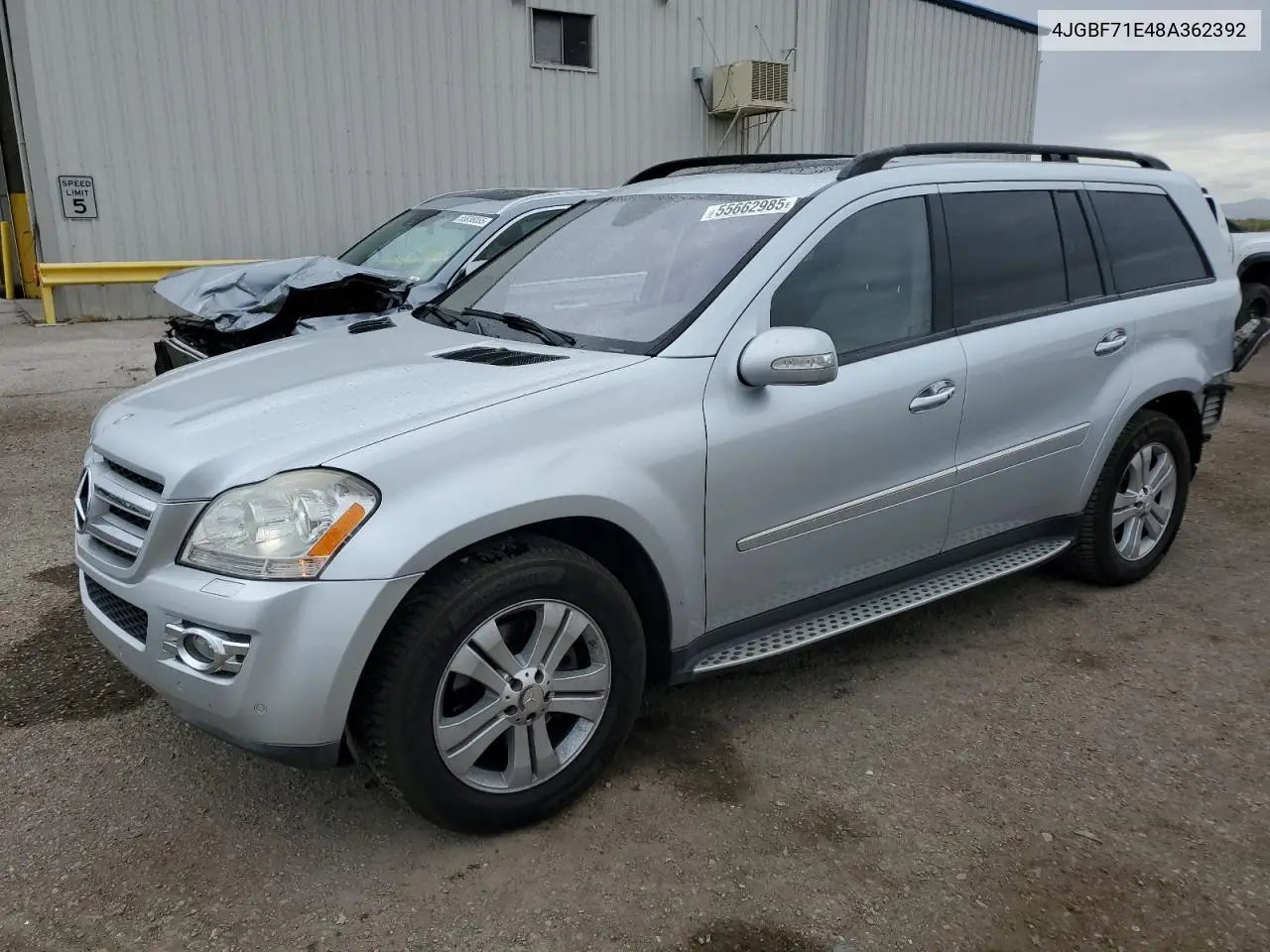 2008 Mercedes-Benz Gl 450 4Matic VIN: 4JGBF71E48A362392 Lot: 55662985