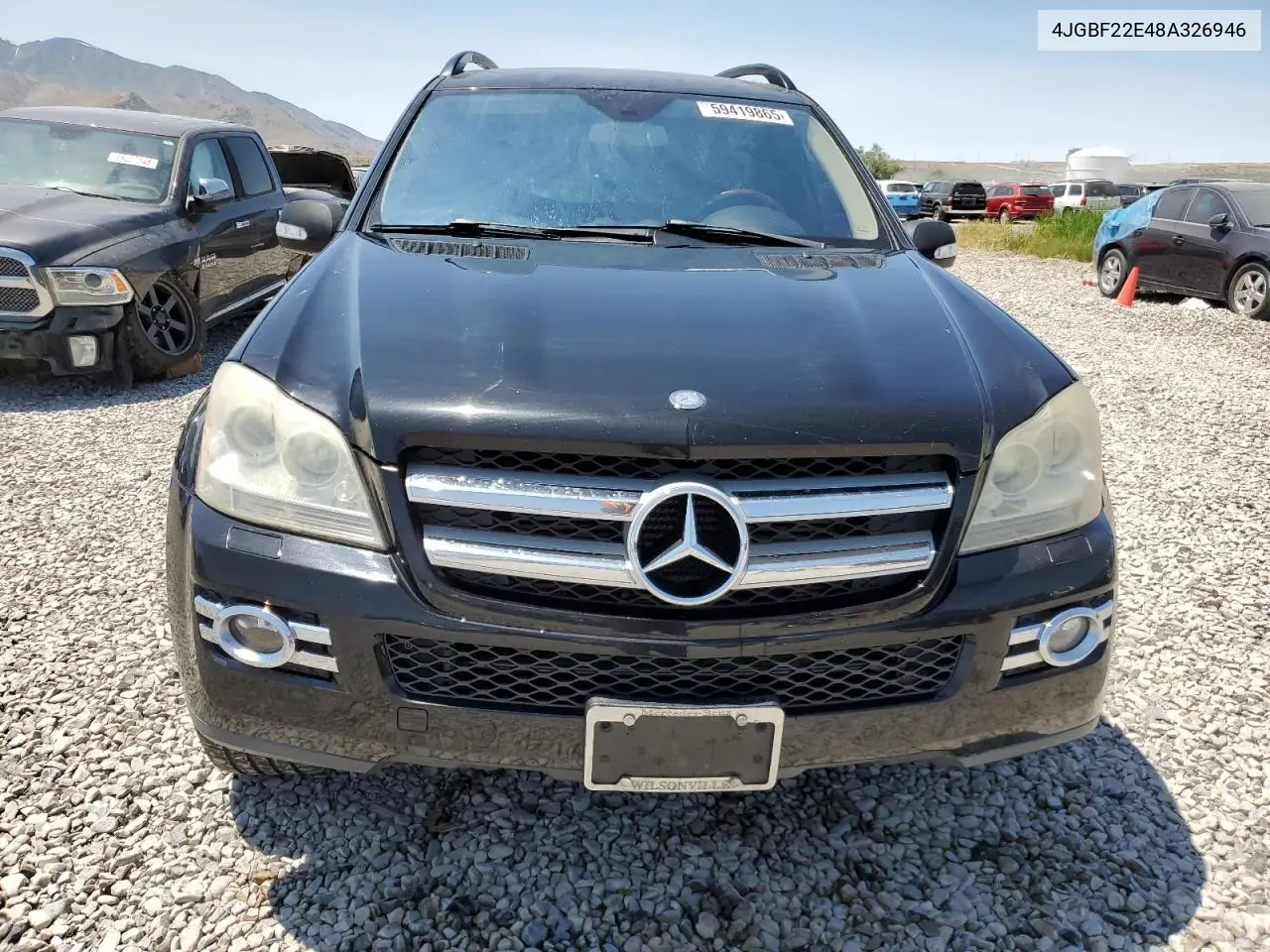 2008 Mercedes-Benz Gl 320 Cdi VIN: 4JGBF22E48A326946 Lot: 59419865
