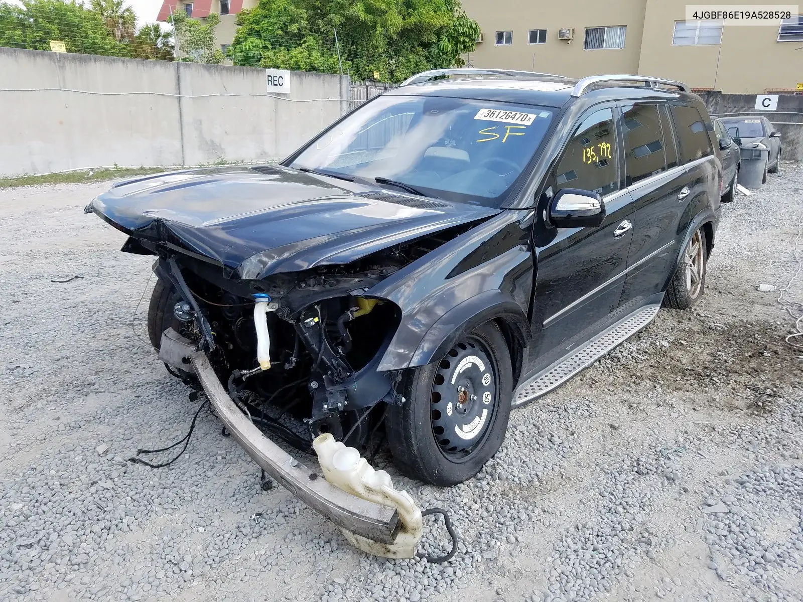 2009 Mercedes-Benz Gl 550 4Matic VIN: 4JGBF86E19A528528 Lot: 36126470