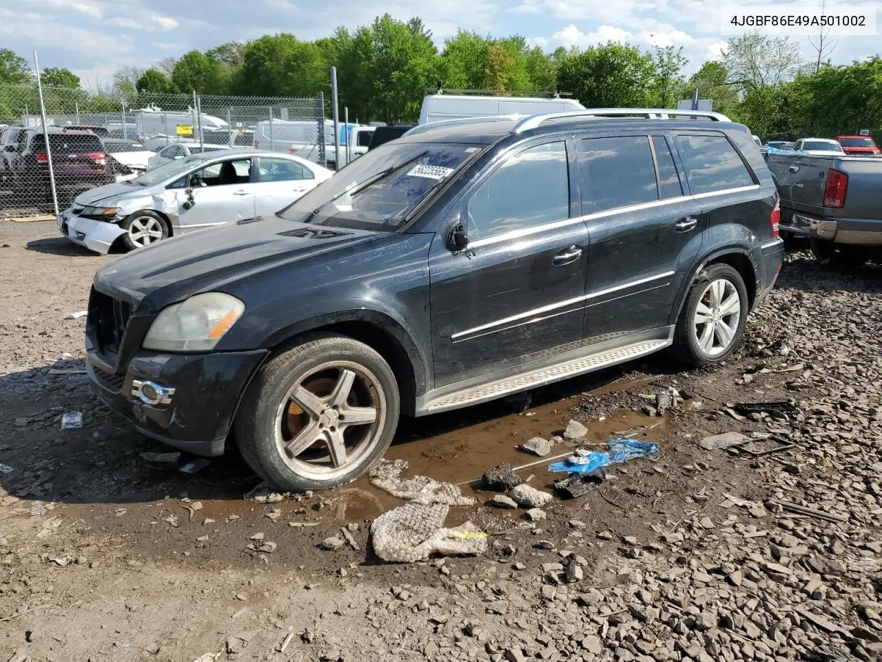 2009 Mercedes-Benz Gl 550 4Matic VIN: 4JGBF86E49A501002 Lot: 56225565