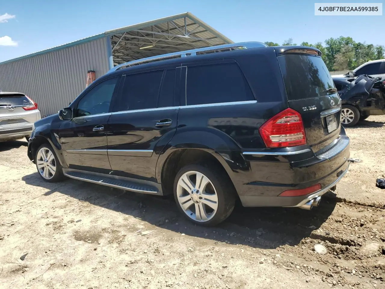2010 Mercedes-Benz Gl 450 4Matic VIN: 4JGBF7BE2AA599385 Lot: 55153585