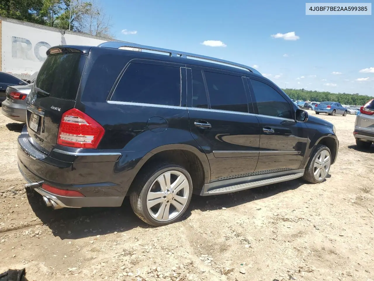 2010 Mercedes-Benz Gl 450 4Matic VIN: 4JGBF7BE2AA599385 Lot: 55153585