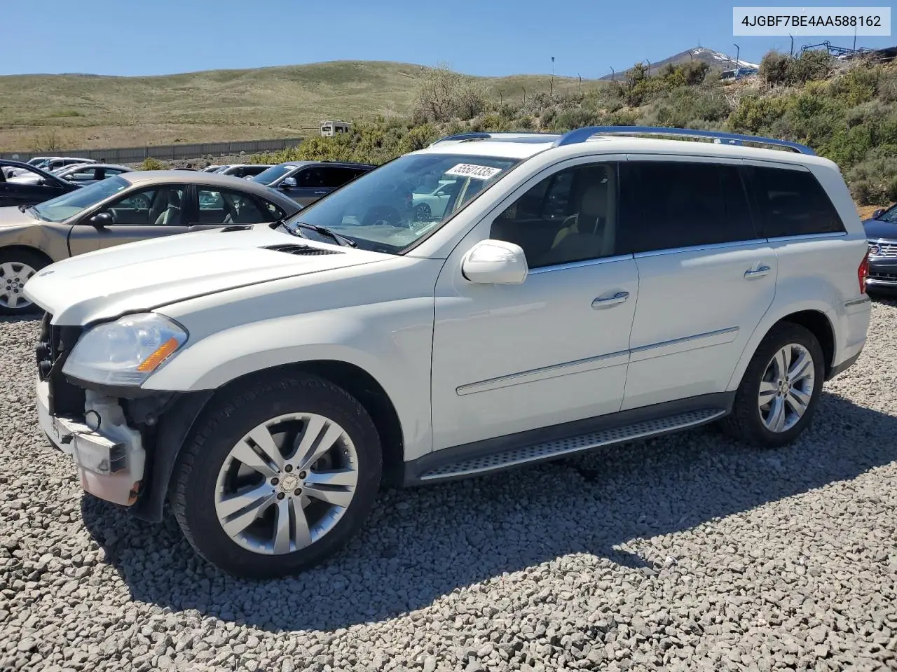 2010 Mercedes-Benz Gl 450 4Matic VIN: 4JGBF7BE4AA588162 Lot: 55501335
