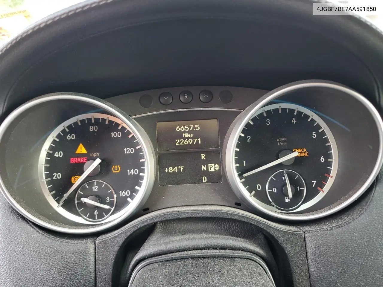 2010 Mercedes-Benz Gl 450 4Matic VIN: 4JGBF7BE7AA591850 Lot: 61578715