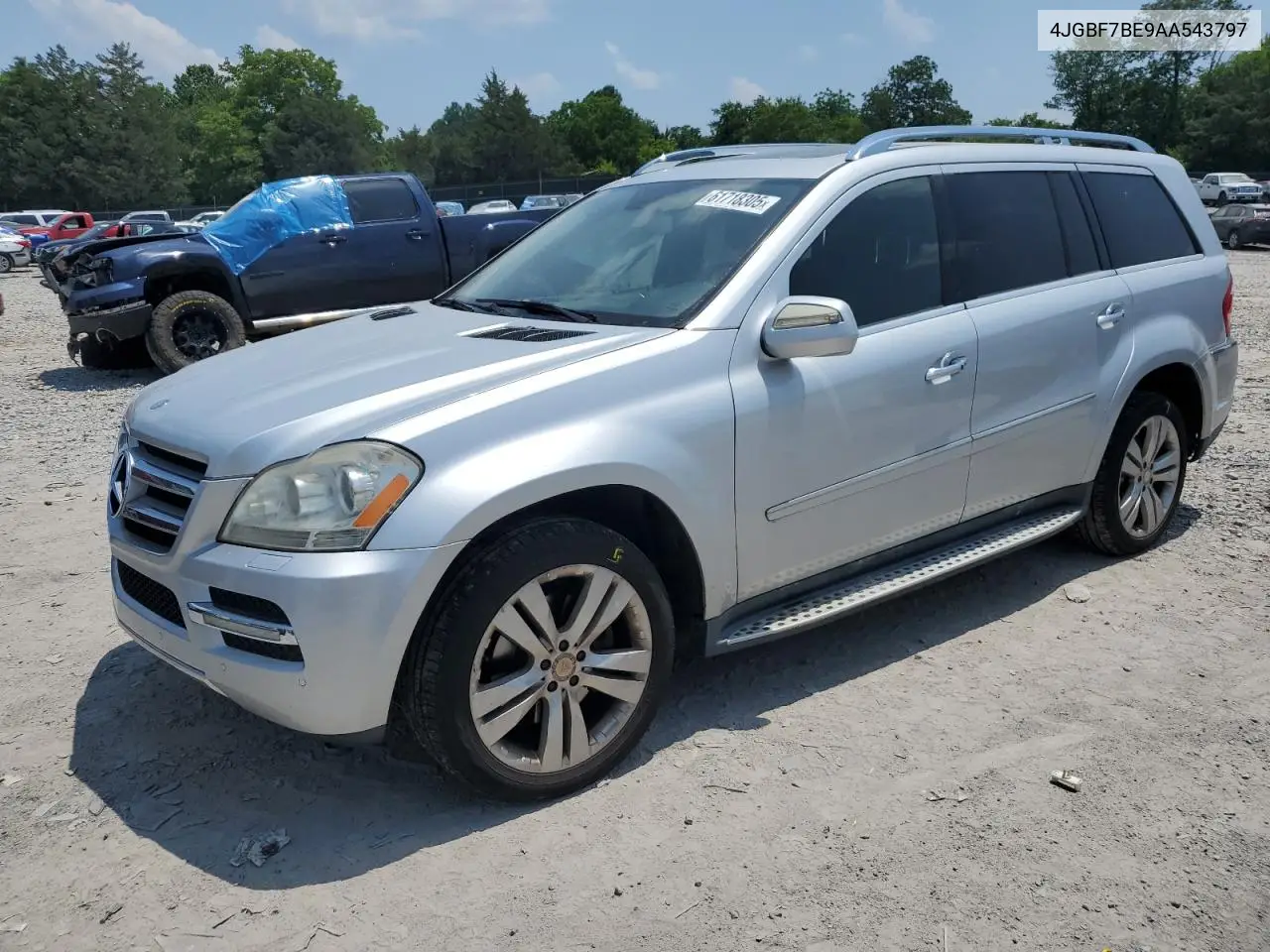 2010 Mercedes-Benz Gl 450 4Matic VIN: 4JGBF7BE9AA543797 Lot: 61718305