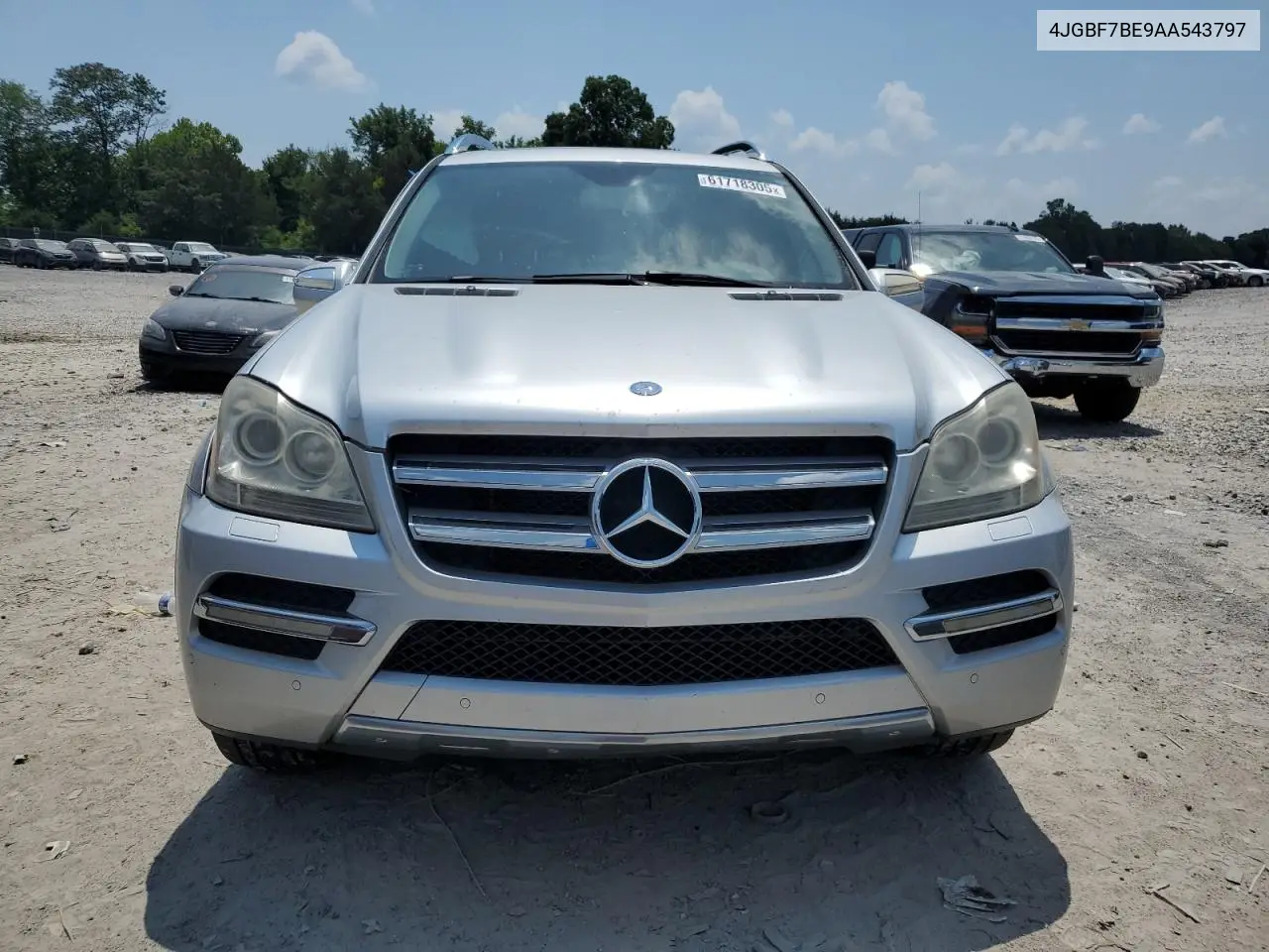 2010 Mercedes-Benz Gl 450 4Matic VIN: 4JGBF7BE9AA543797 Lot: 61718305