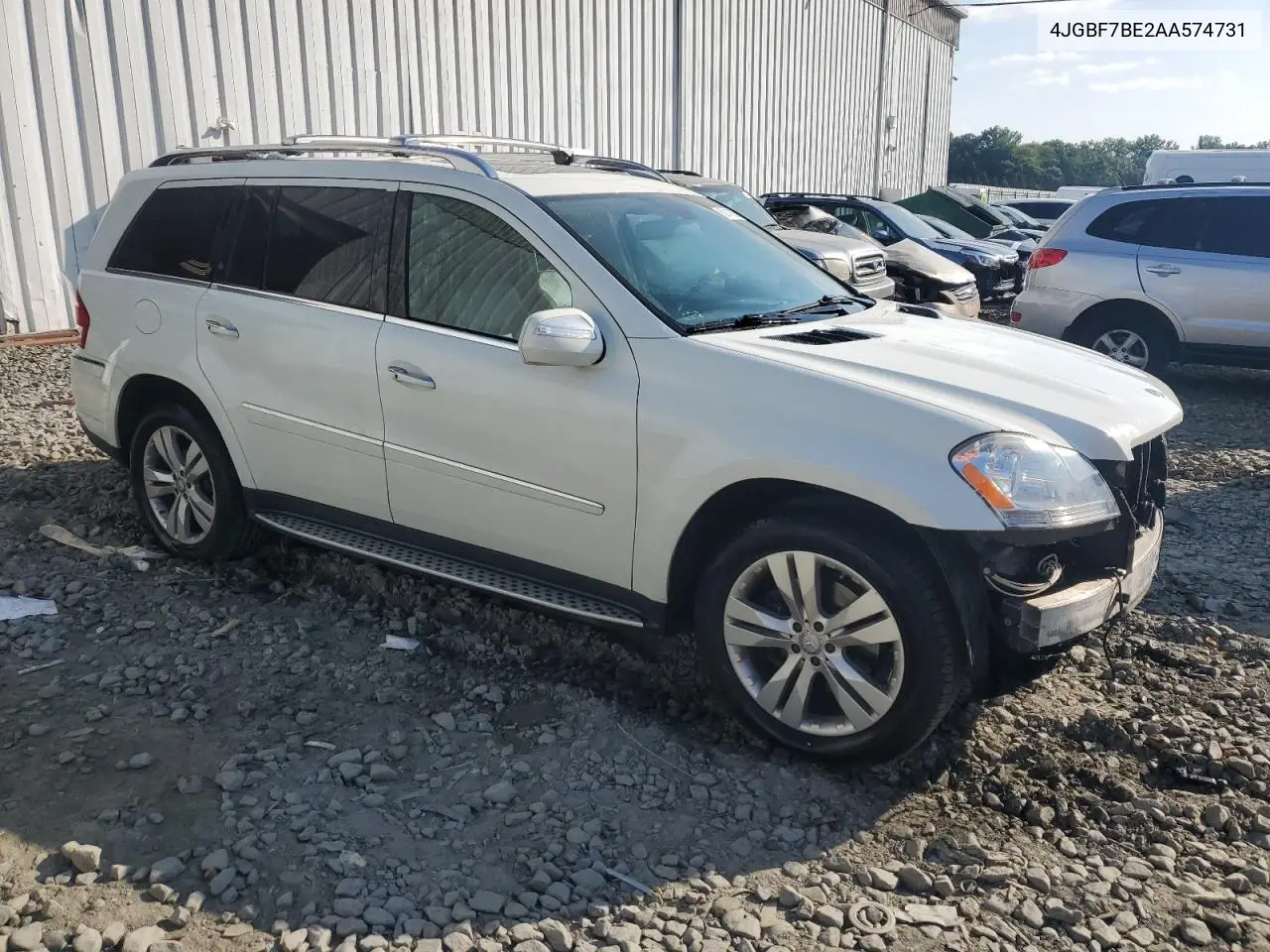 2010 Mercedes-Benz Gl 450 4Matic VIN: 4JGBF7BE2AA574731 Lot: 62141825
