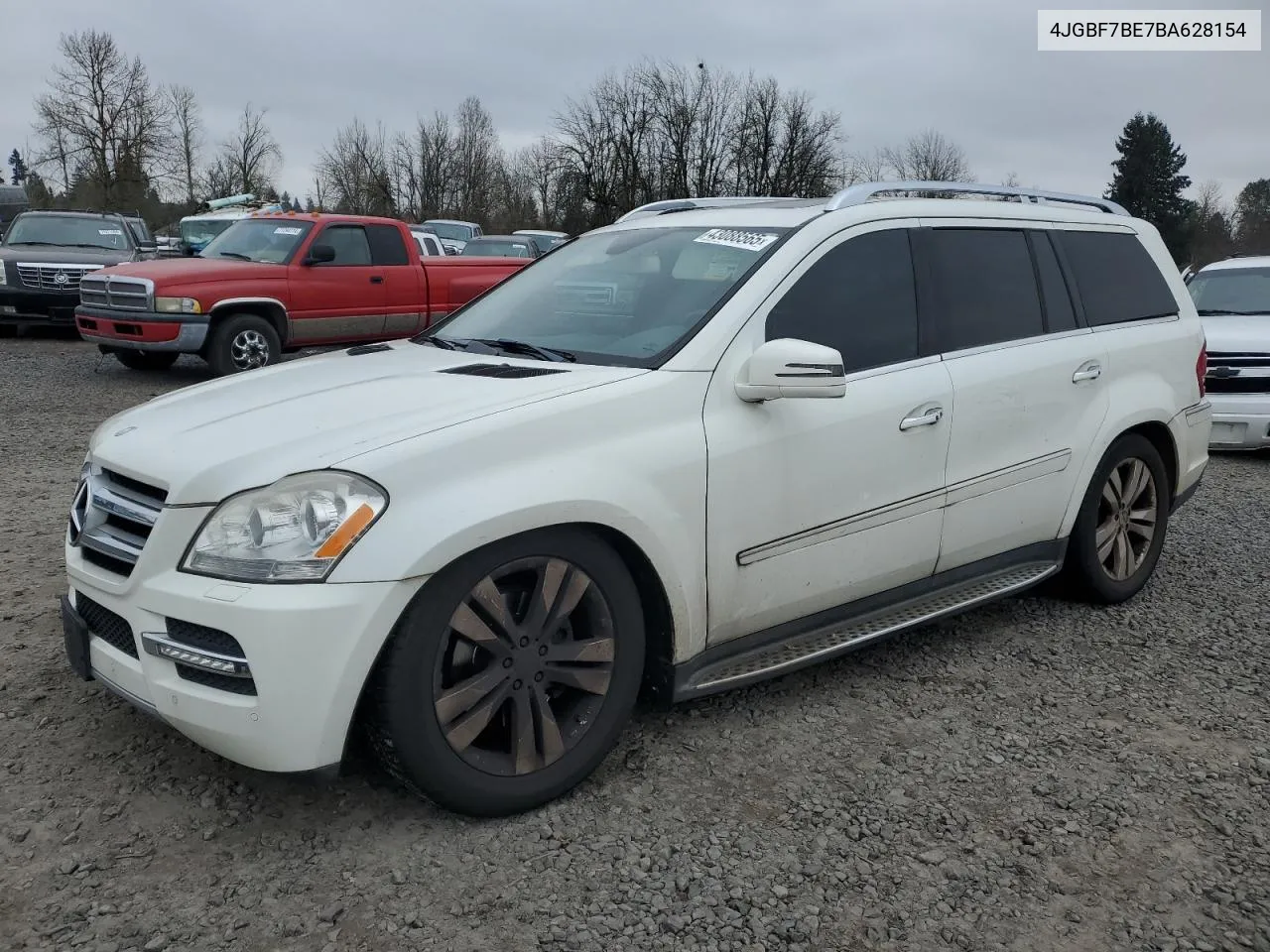 2011 Mercedes-Benz Gl 450 4Matic VIN: 4JGBF7BE7BA628154 Lot: 43088565