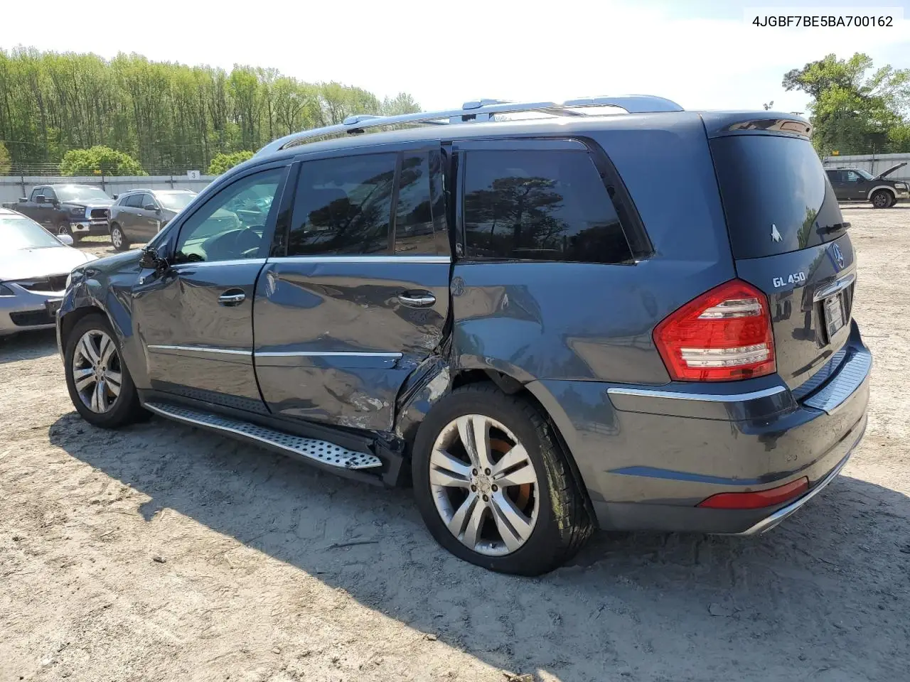 2011 Mercedes-Benz Gl 450 4Matic VIN: 4JGBF7BE5BA700162 Lot: 53228045