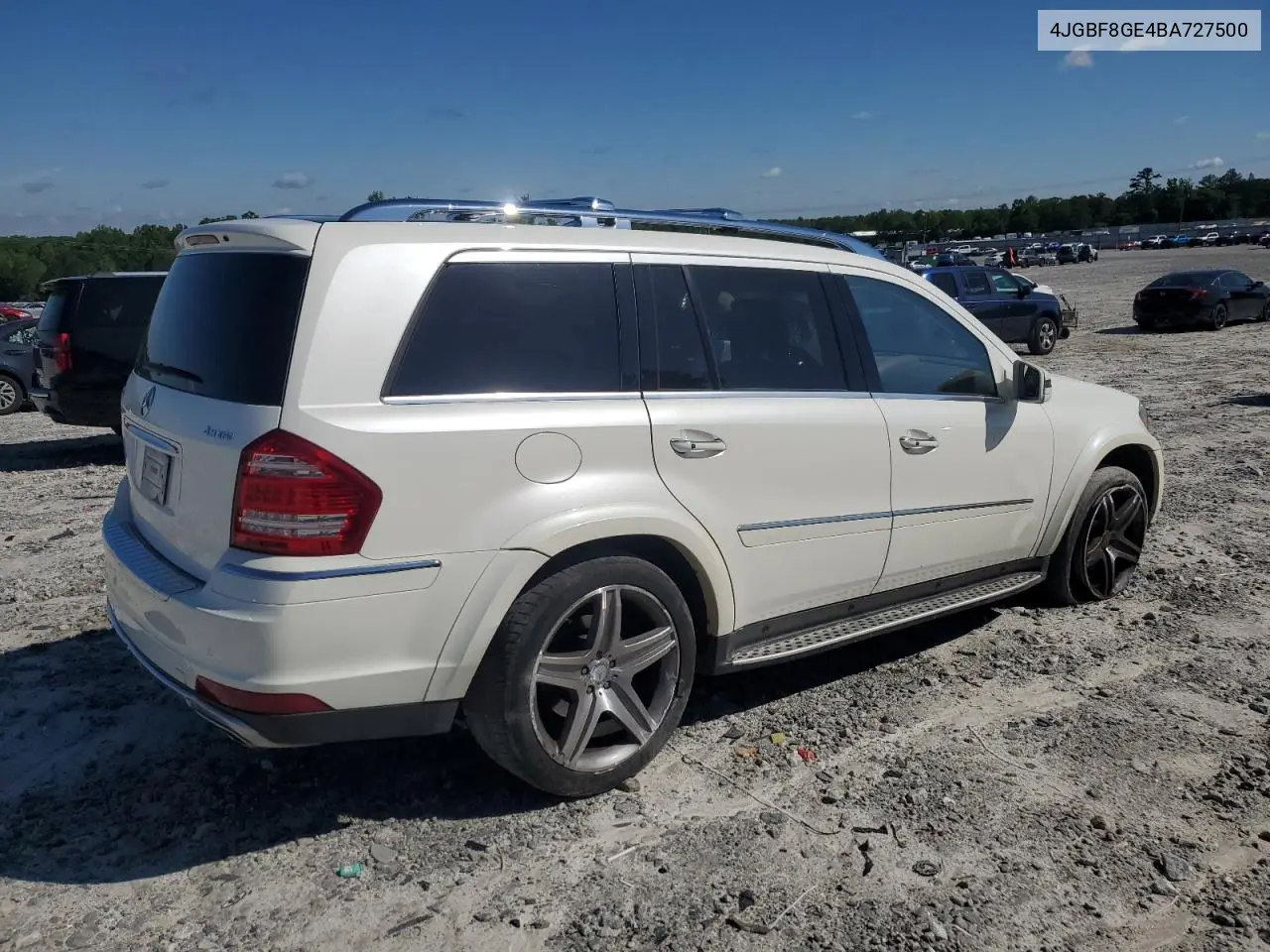 2011 Mercedes-Benz Gl 550 4Matic VIN: 4JGBF8GE4BA727500 Lot: 55490605