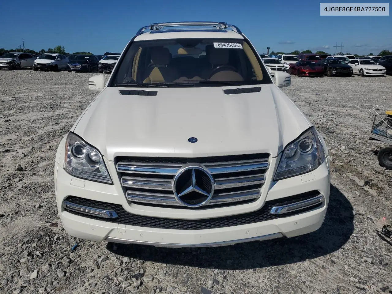 2011 Mercedes-Benz Gl 550 4Matic VIN: 4JGBF8GE4BA727500 Lot: 55490605