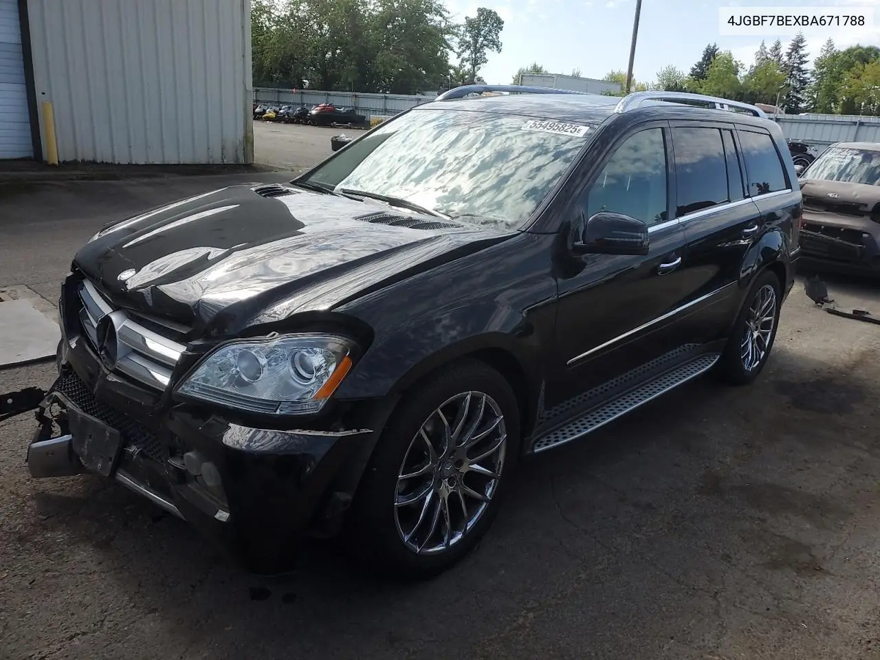 2011 Mercedes-Benz Gl 450 4Matic VIN: 4JGBF7BEXBA671788 Lot: 55495825
