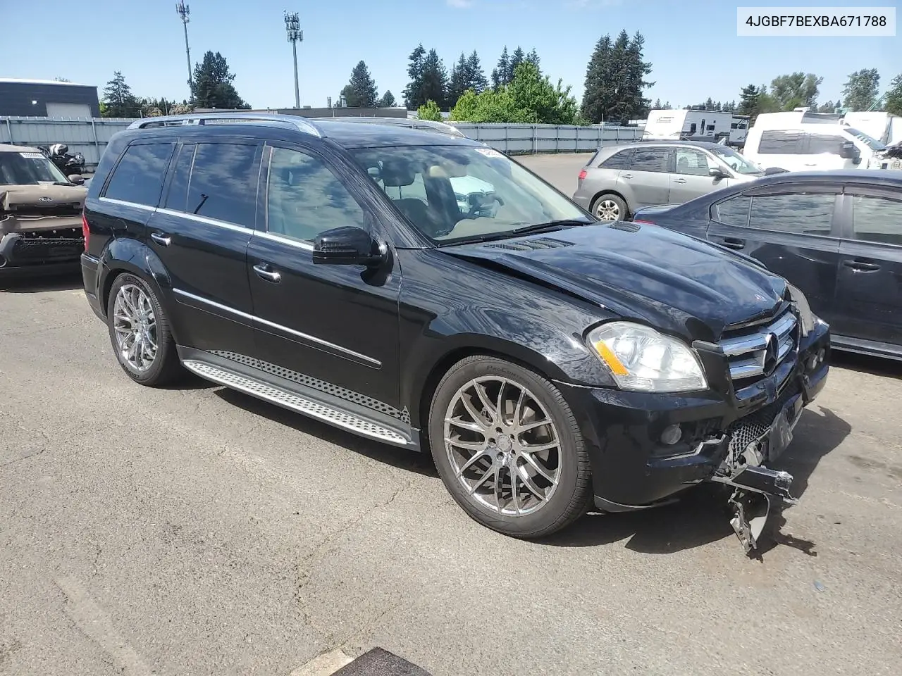 2011 Mercedes-Benz Gl 450 4Matic VIN: 4JGBF7BEXBA671788 Lot: 55495825