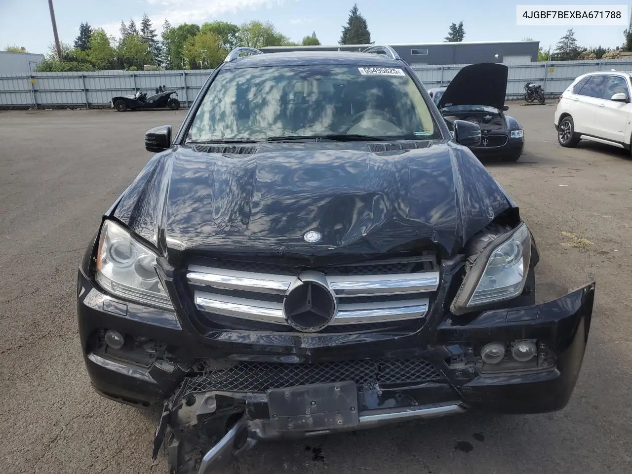 2011 Mercedes-Benz Gl 450 4Matic VIN: 4JGBF7BEXBA671788 Lot: 55495825