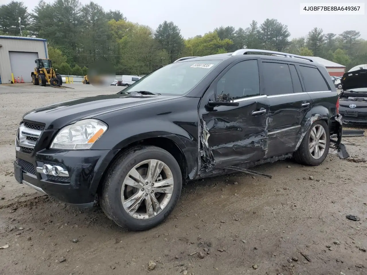 2011 Mercedes-Benz Gl 450 4Matic VIN: 4JGBF7BE8BA649367 Lot: 55661935