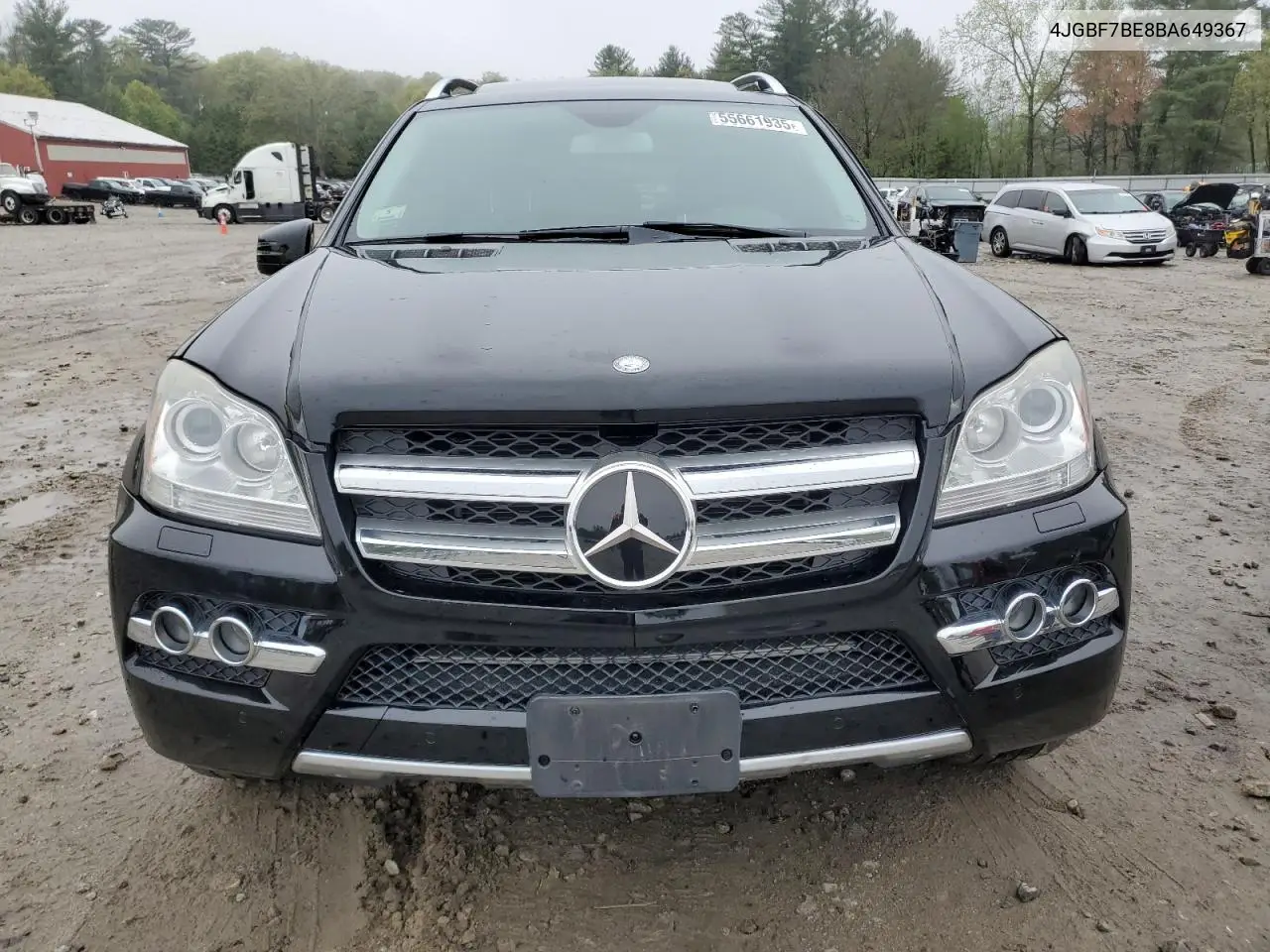 2011 Mercedes-Benz Gl 450 4Matic VIN: 4JGBF7BE8BA649367 Lot: 55661935