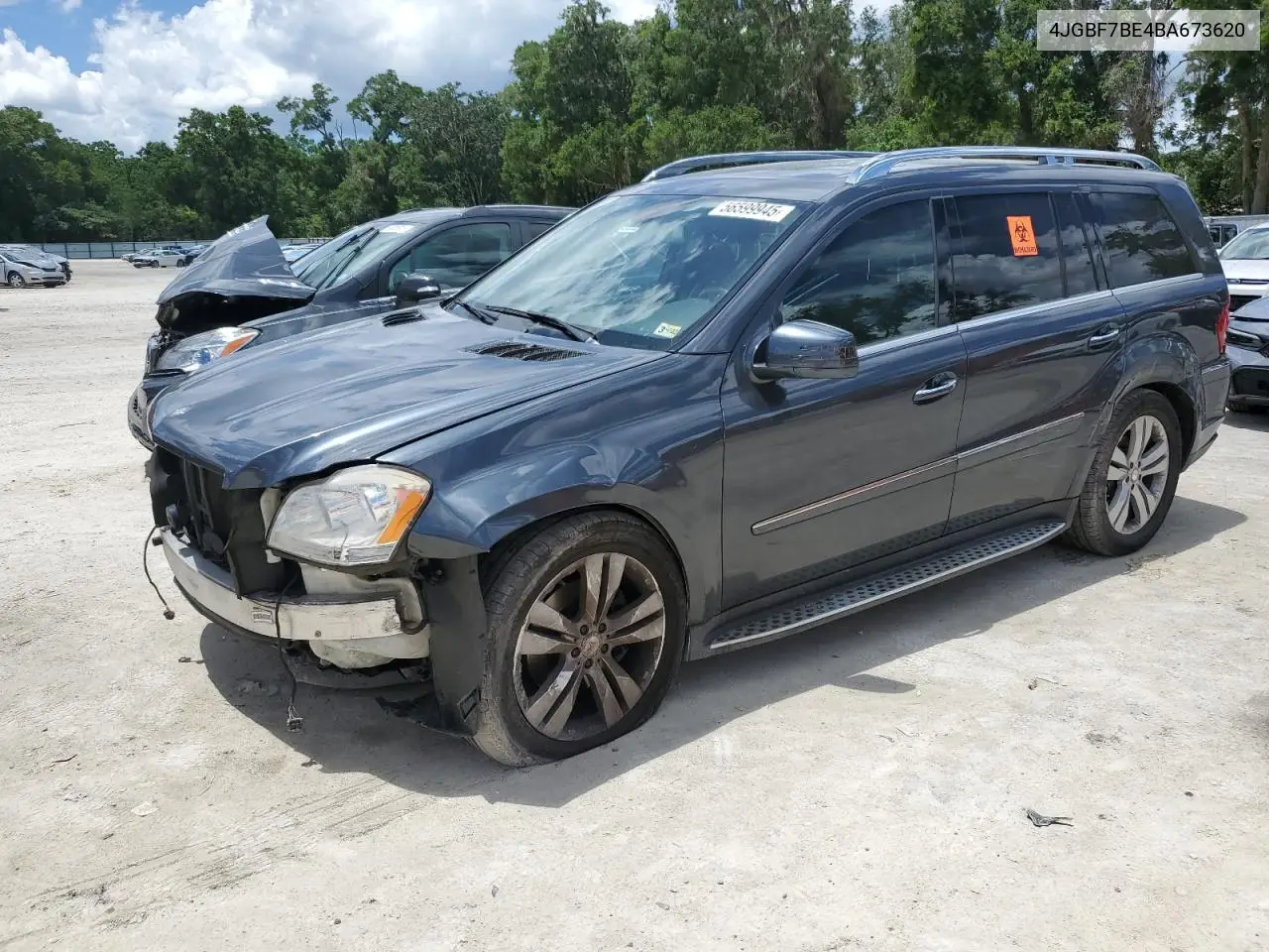 2011 Mercedes-Benz Gl 450 4Matic VIN: 4JGBF7BE4BA673620 Lot: 56599945