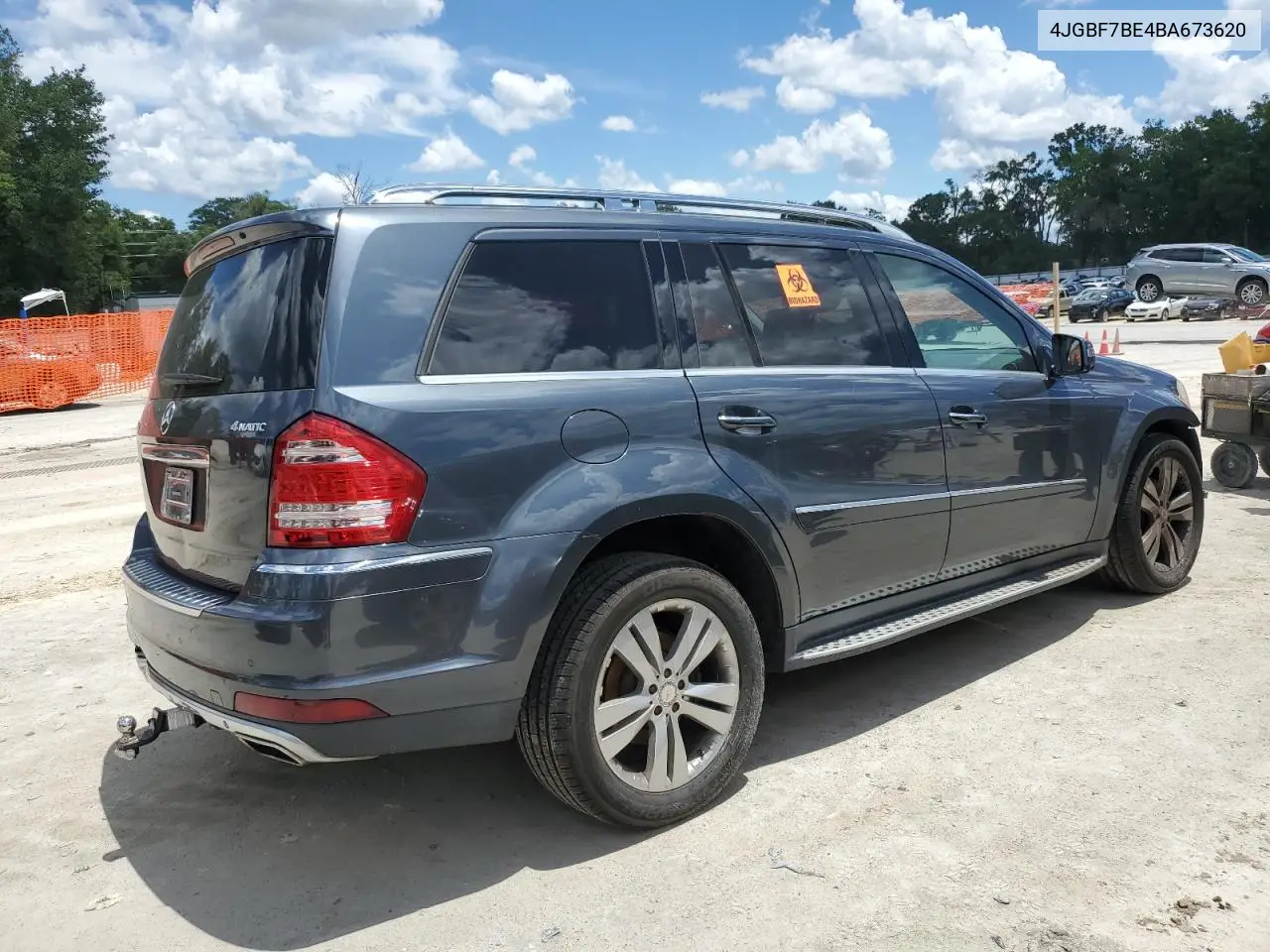 2011 Mercedes-Benz Gl 450 4Matic VIN: 4JGBF7BE4BA673620 Lot: 56599945