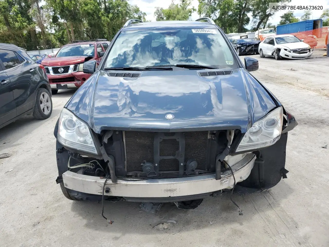 2011 Mercedes-Benz Gl 450 4Matic VIN: 4JGBF7BE4BA673620 Lot: 56599945