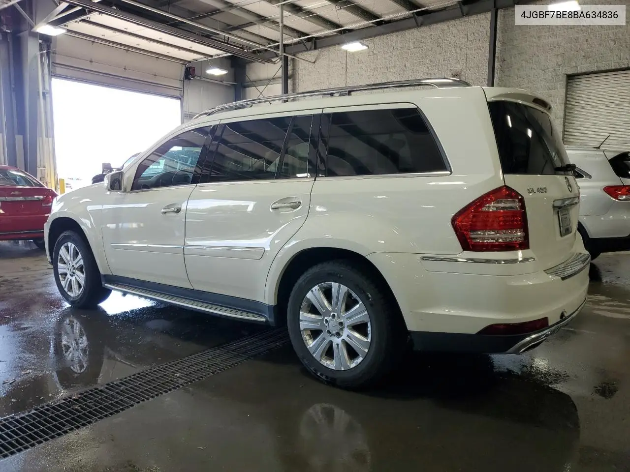 2011 Mercedes-Benz Gl 450 4Matic VIN: 4JGBF7BE8BA634836 Lot: 61633565
