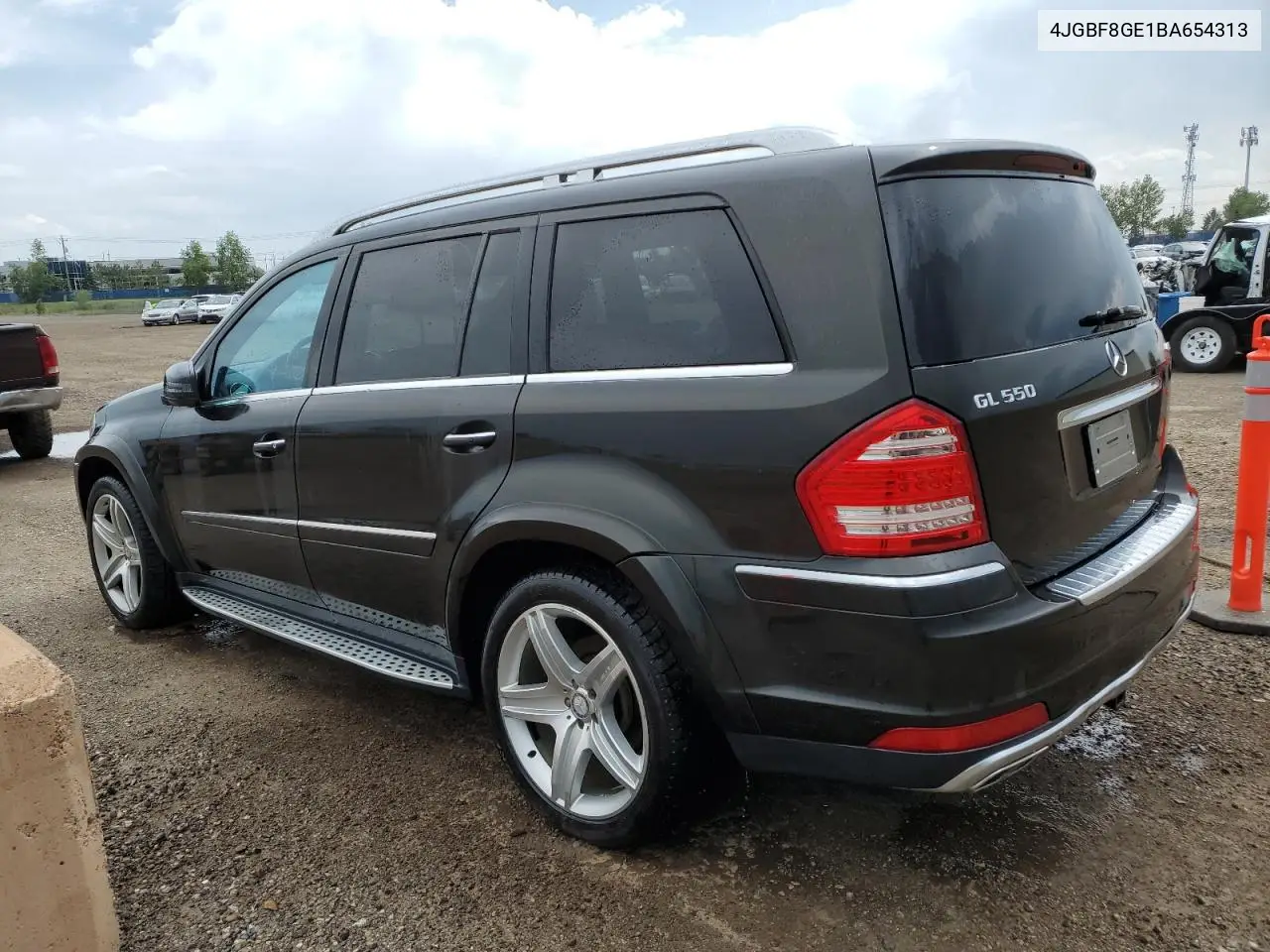 2011 Mercedes-Benz Gl 550 4Matic VIN: 4JGBF8GE1BA654313 Lot: 62167075