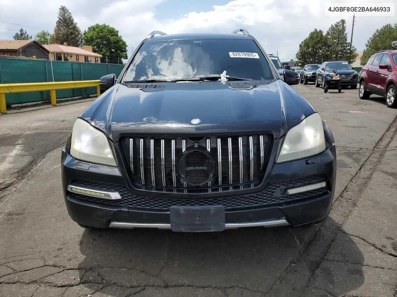 2011 Mercedes-Benz Gl 550 4Matic VIN: 4JGBF8GE2BA646933 Lot: 62670905