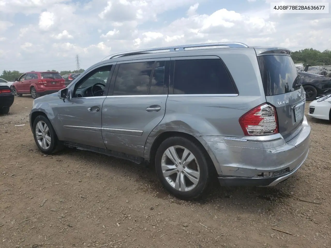 2011 Mercedes-Benz Gl 450 4Matic VIN: 4JGBF7BE2BA636677 Lot: 63239465