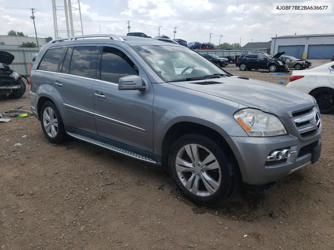 2011 Mercedes-Benz Gl 450 4Matic VIN: 4JGBF7BE2BA636677 Lot: 63239465