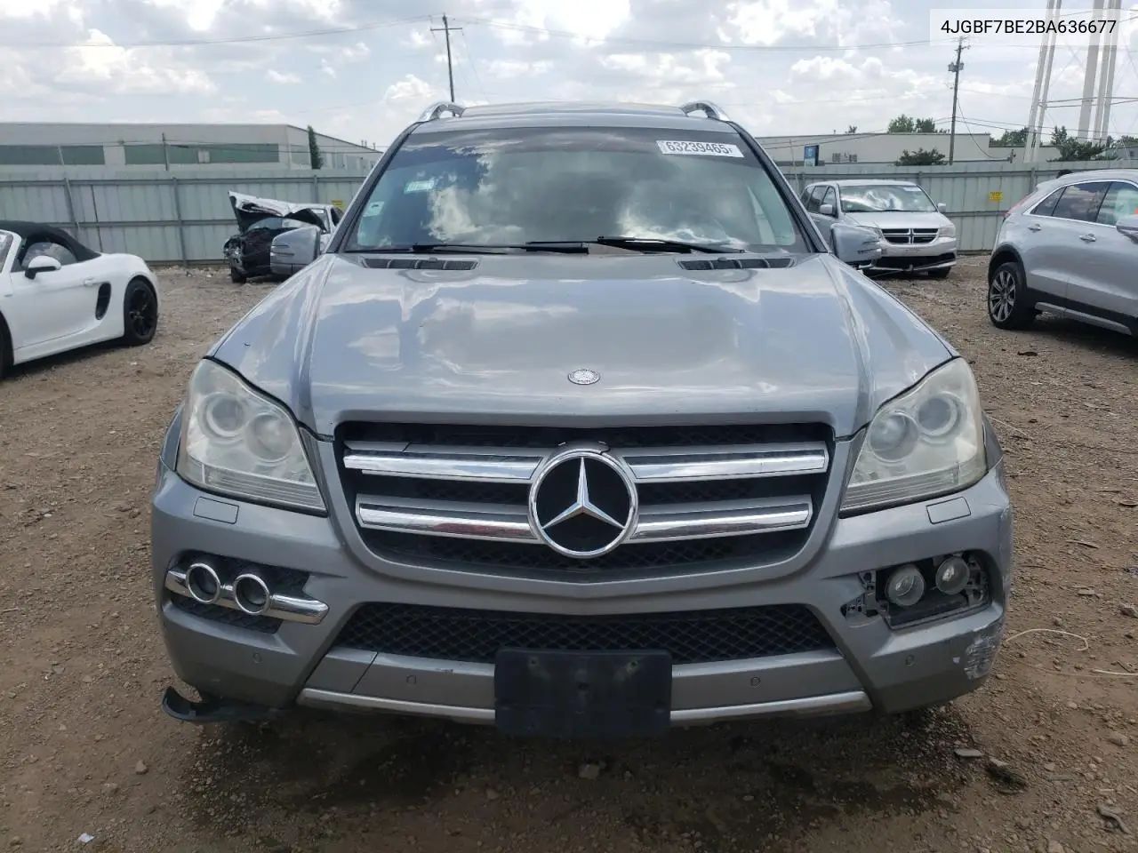 2011 Mercedes-Benz Gl 450 4Matic VIN: 4JGBF7BE2BA636677 Lot: 63239465