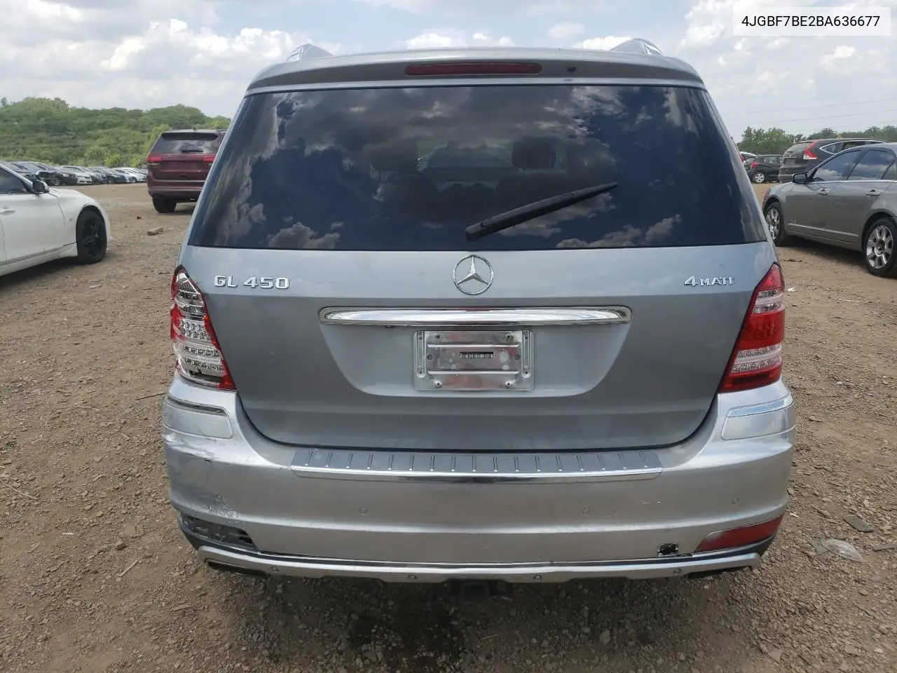 2011 Mercedes-Benz Gl 450 4Matic VIN: 4JGBF7BE2BA636677 Lot: 63239465