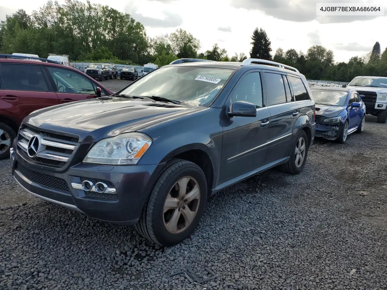 2011 Mercedes-Benz Gl 450 4Matic VIN: 4JGBF7BEXBA686064 Lot: 65790805