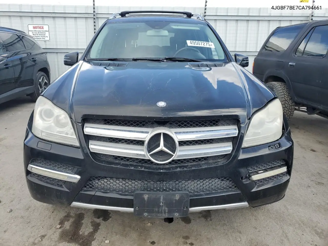 2012 Mercedes-Benz Gl 450 4Matic VIN: 4JGBF7BE7CA794661 Lot: 49507275