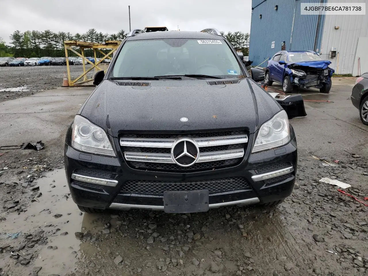 2012 Mercedes-Benz Gl 450 4Matic VIN: 4JGBF7BE6CA781738 Lot: 56375455