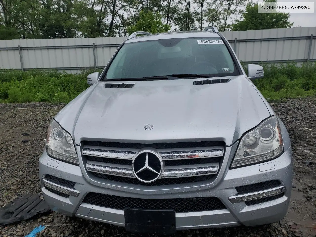 2012 Mercedes-Benz Gl 450 4Matic VIN: 4JGBF7BE5CA799390 Lot: 56833415