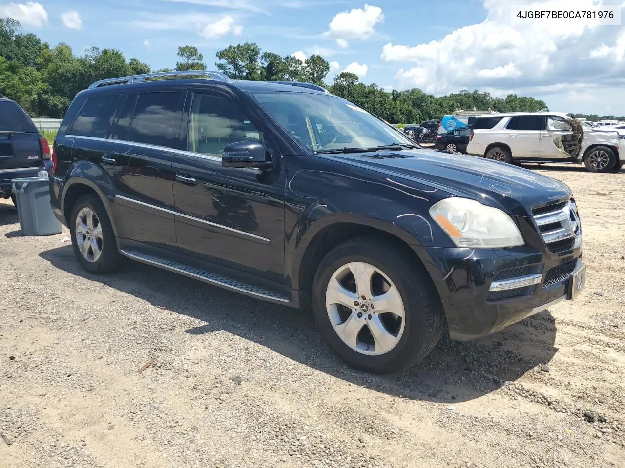 2012 Mercedes-Benz Gl 450 4Matic VIN: 4JGBF7BE0CA781976 Lot: 62060465