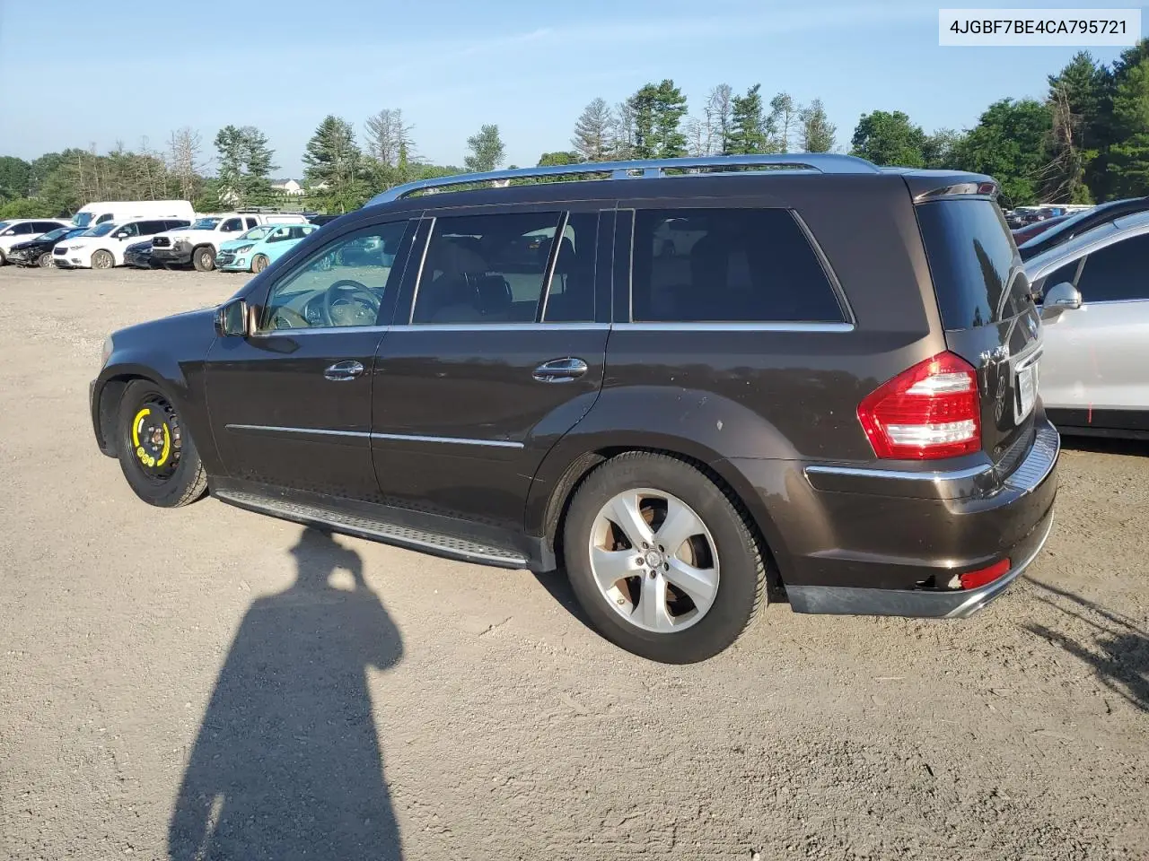 2012 Mercedes-Benz Gl 450 4Matic VIN: 4JGBF7BE4CA795721 Lot: 62145005