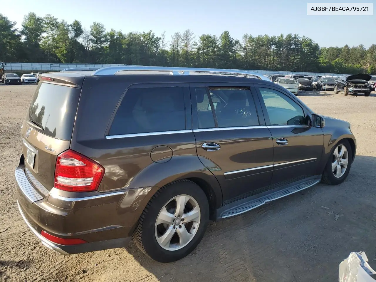 2012 Mercedes-Benz Gl 450 4Matic VIN: 4JGBF7BE4CA795721 Lot: 62145005