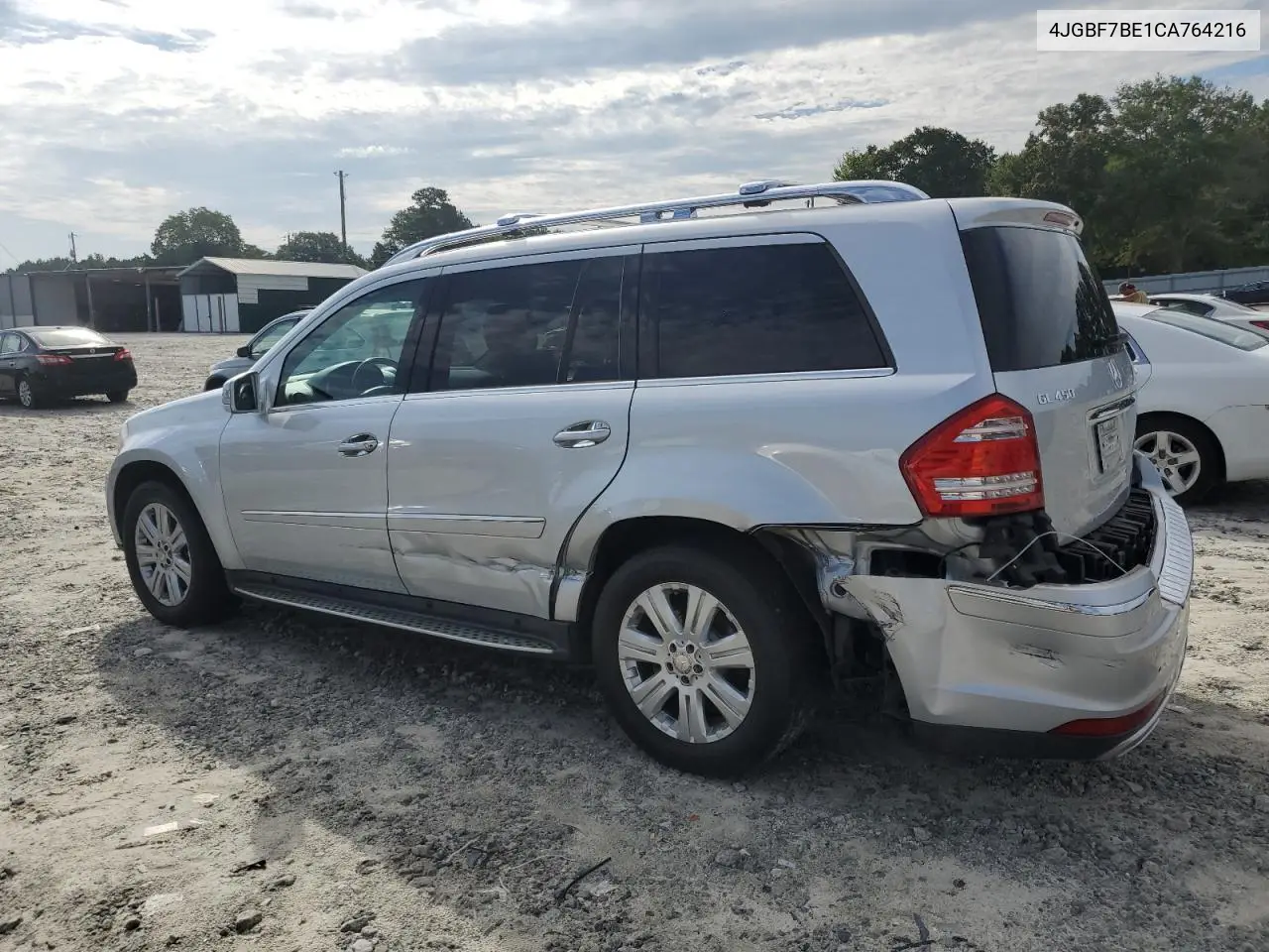 2012 Mercedes-Benz Gl 450 4Matic VIN: 4JGBF7BE1CA764216 Lot: 64851475