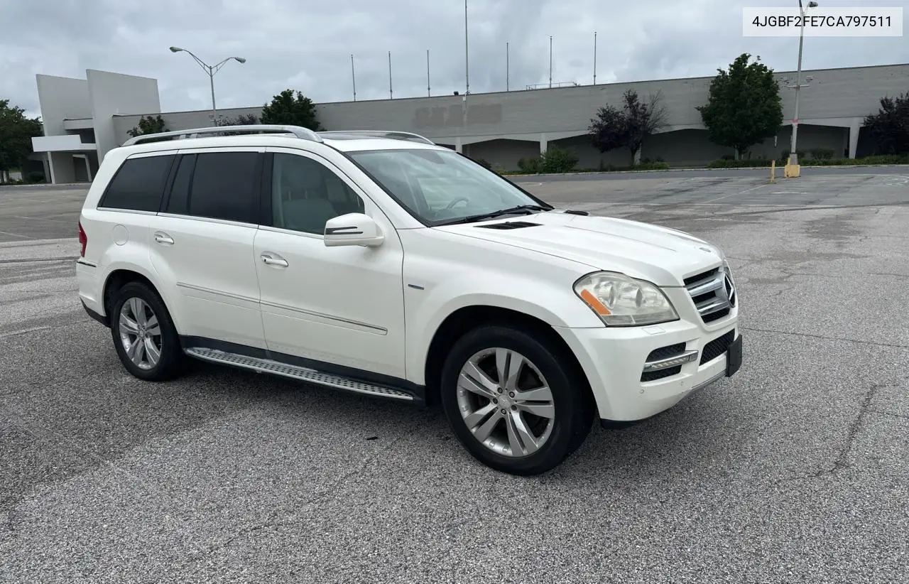 2012 Mercedes-Benz Gl 350 Bluetec VIN: 4JGBF2FE7CA797511 Lot: 65146005