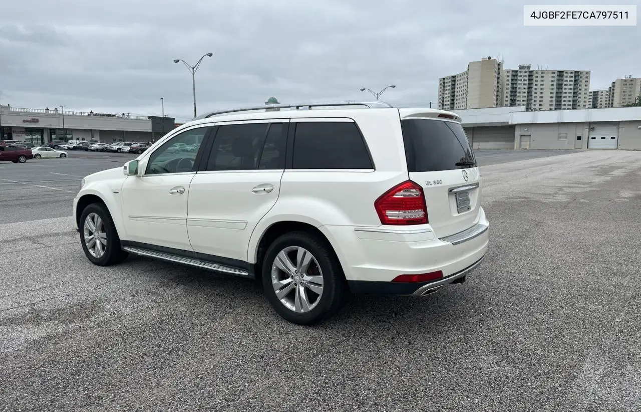 2012 Mercedes-Benz Gl 350 Bluetec VIN: 4JGBF2FE7CA797511 Lot: 65146005