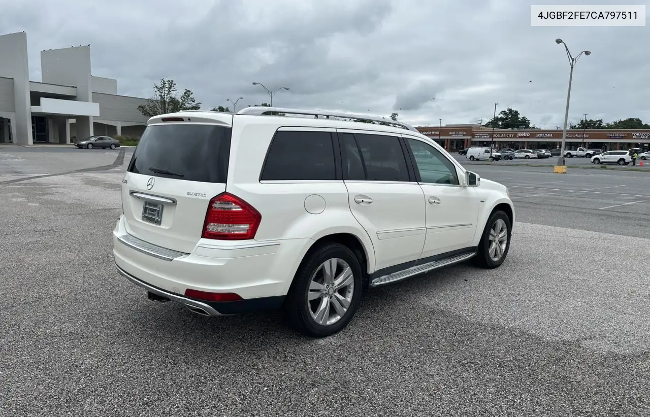 2012 Mercedes-Benz Gl 350 Bluetec VIN: 4JGBF2FE7CA797511 Lot: 65146005