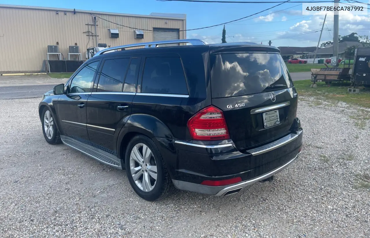 2012 Mercedes-Benz Gl 450 4Matic VIN: 4JGBF7BE6CA787992 Lot: 65839775